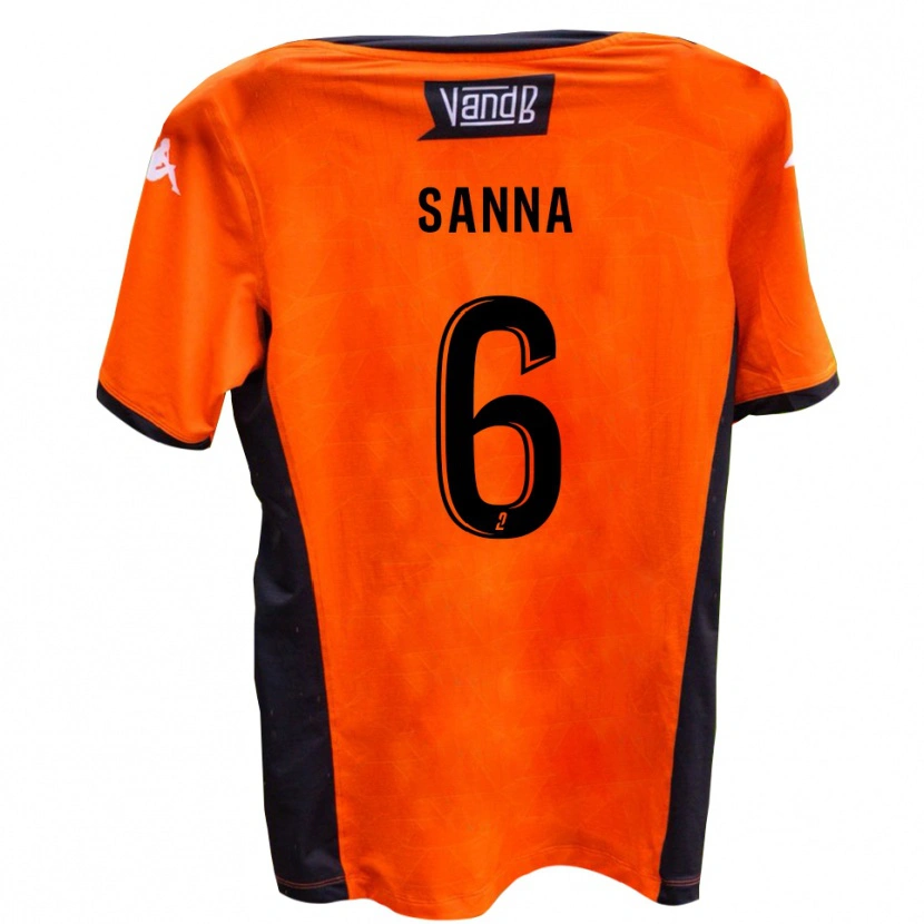Danxen Herren Sam Sanna #6 Weiß Schwarz Auswärtstrikot Trikot 2025/26 T-Shirt Österreich