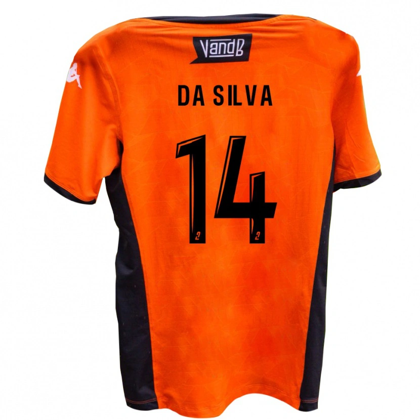 Danxen Herren Hélder Oliveira Da Silva #14 Weiß Schwarz Auswärtstrikot Trikot 2025/26 T-Shirt Österreich