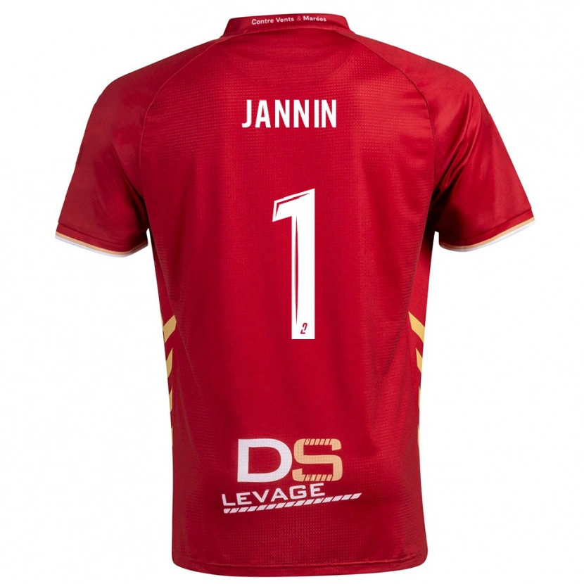 Danxen Herren Elouann Jannin #1 Burgunder Gold Auswärtstrikot Trikot 2025/26 T-Shirt Österreich