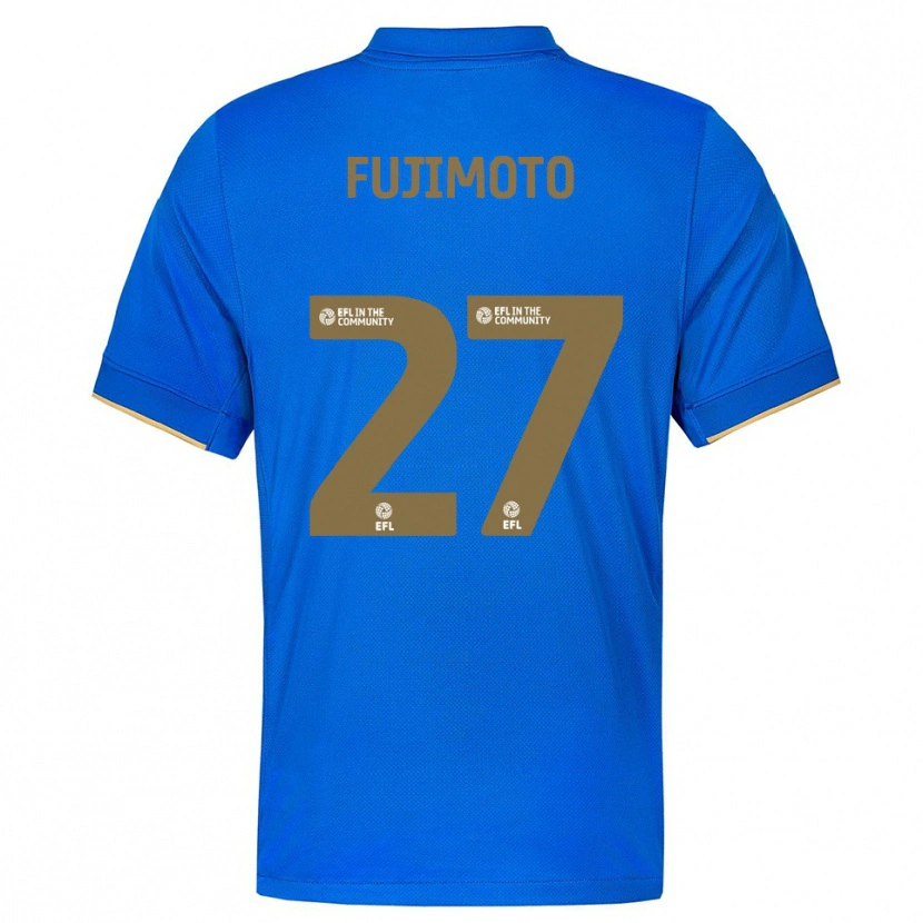 Danxen Damen Kanya Fujimoto #27 Blau Gold Heimtrikot Trikot 2025/26 T-Shirt Österreich