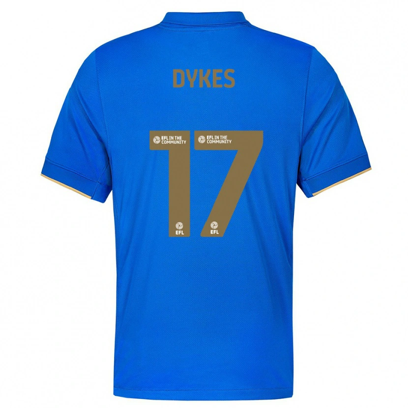 Danxen Damen Lyndon Dykes #17 Blau Gold Heimtrikot Trikot 2025/26 T-Shirt Österreich