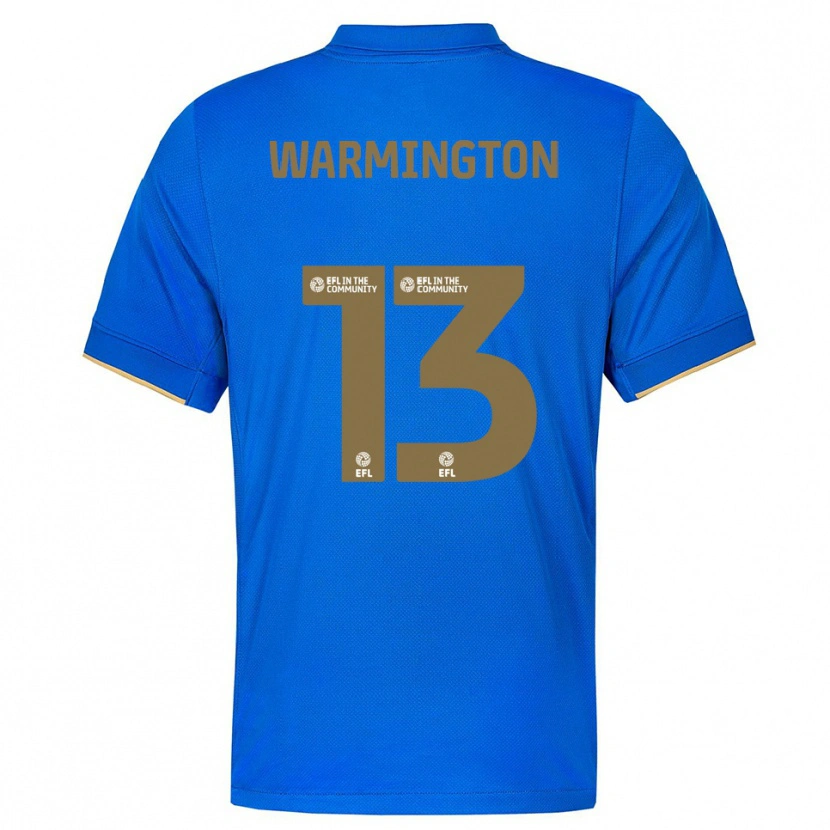 Danxen Damen Tyrese Warmington #13 Blau Gold Heimtrikot Trikot 2025/26 T-Shirt Österreich
