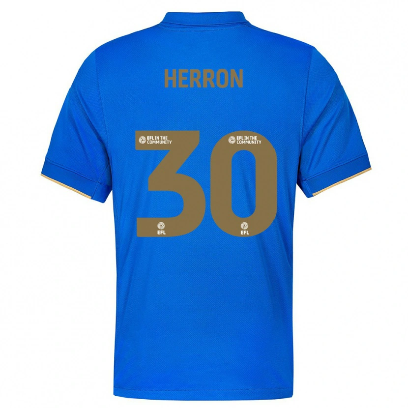 Danxen Damen Neve Herron #30 Blau Gold Heimtrikot Trikot 2025/26 T-Shirt Österreich