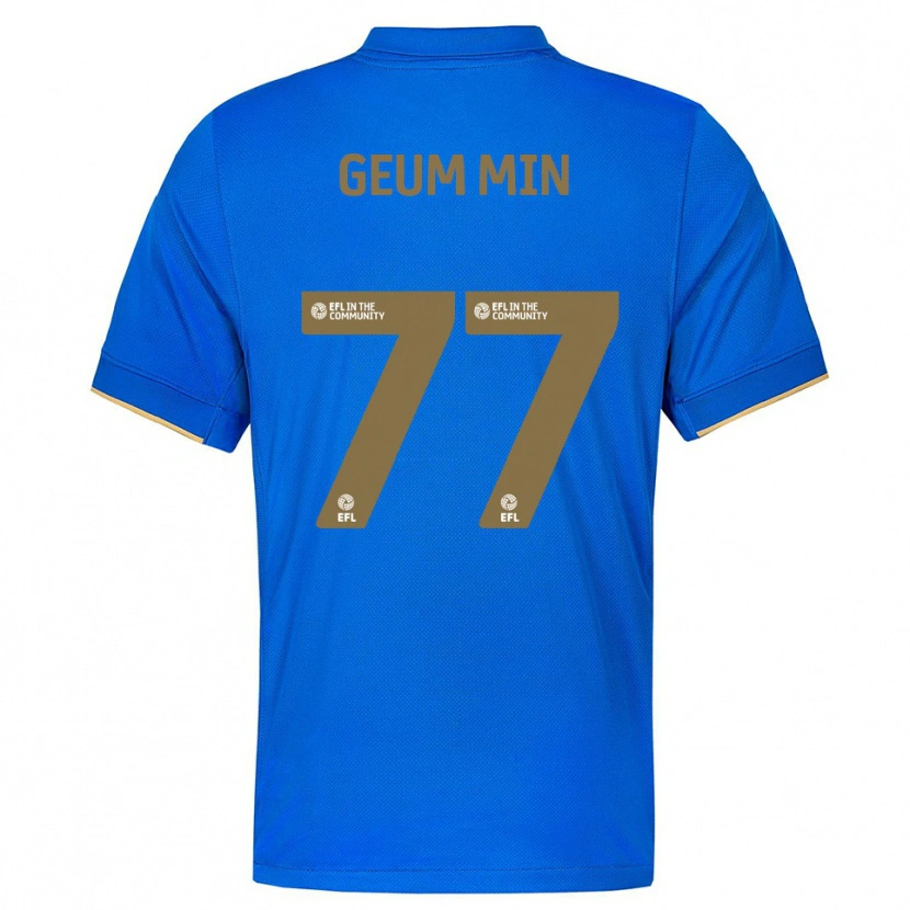 Danxen Damen Lee Geum-Min #77 Blau Gold Heimtrikot Trikot 2025/26 T-Shirt Österreich