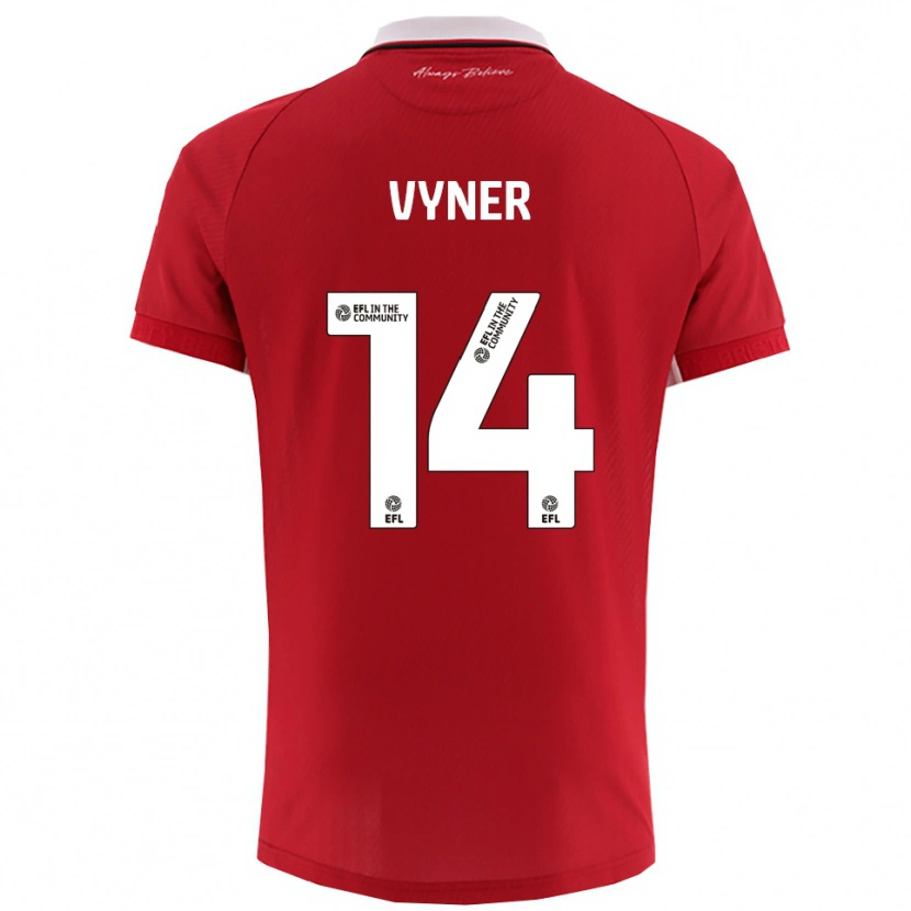 Danxen Damen Zak Vyner #14 Rot Weiß Heimtrikot Trikot 2025/26 T-Shirt Österreich