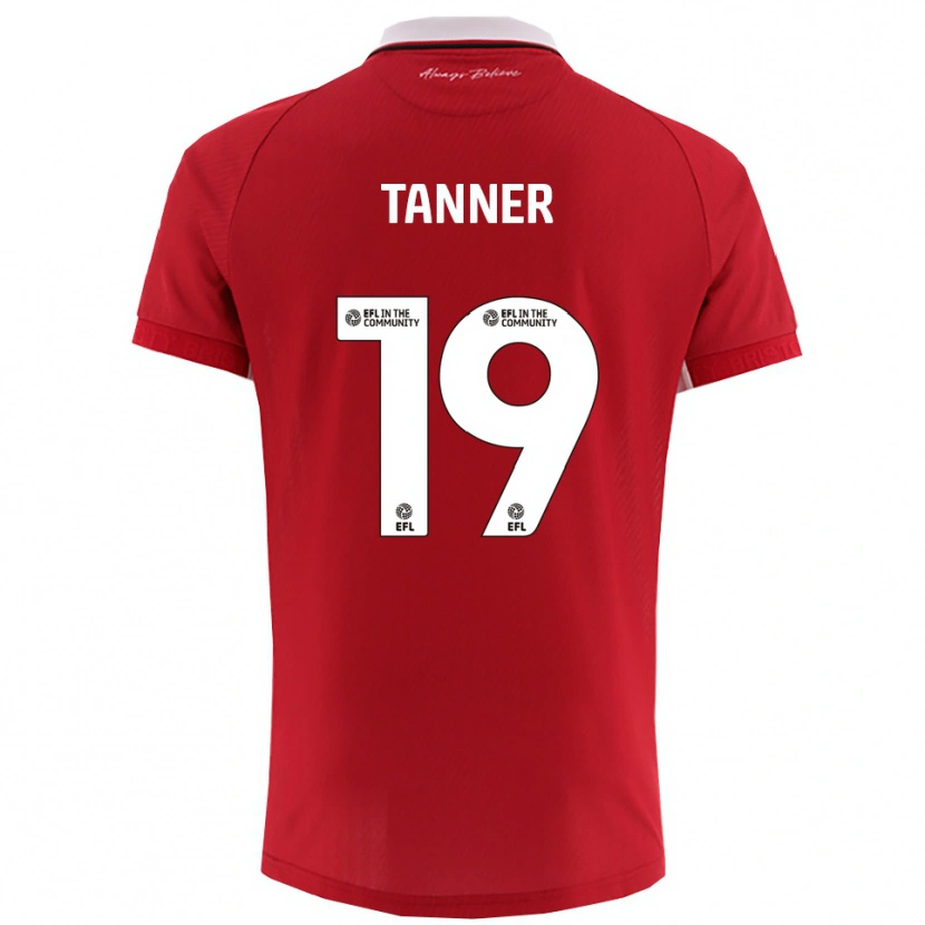Danxen Damen George Tanner #19 Rot Weiß Heimtrikot Trikot 2025/26 T-Shirt Österreich
