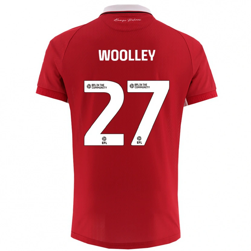Danxen Damen Jesse Woolley #27 Rot Weiß Heimtrikot Trikot 2025/26 T-Shirt Österreich