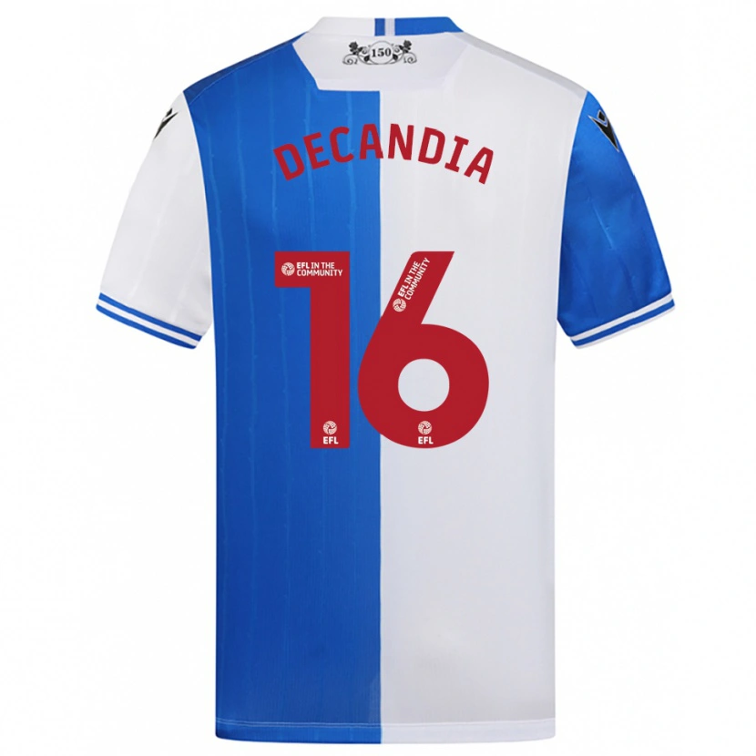 Danxen Damen Michael Decandia #16 Blau Weiß Heimtrikot Trikot 2025/26 T-Shirt Österreich