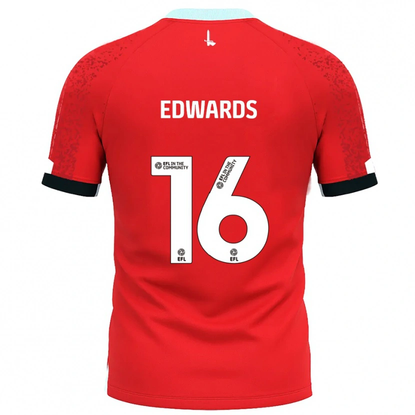 Danxen Damen Josh Edwards #16 Rot Weiß Heimtrikot Trikot 2025/26 T-Shirt Österreich