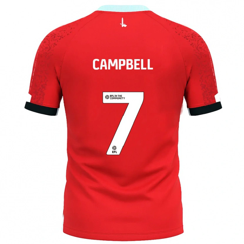 Danxen Damen Tyreece Campbell #7 Rot Weiß Heimtrikot Trikot 2025/26 T-Shirt Österreich