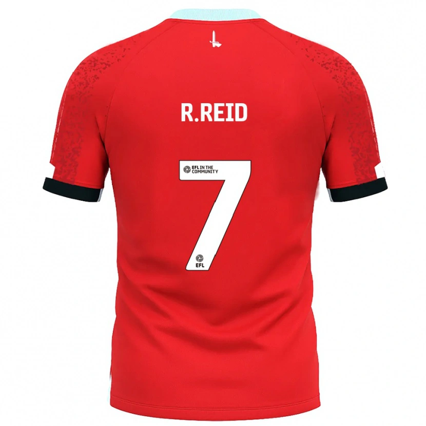 Danxen Damen Reuben Reid #7 Rot Weiß Heimtrikot Trikot 2025/26 T-Shirt Österreich