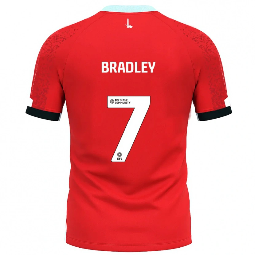 Danxen Damen Katie Bradley #7 Rot Weiß Heimtrikot Trikot 2025/26 T-Shirt Österreich
