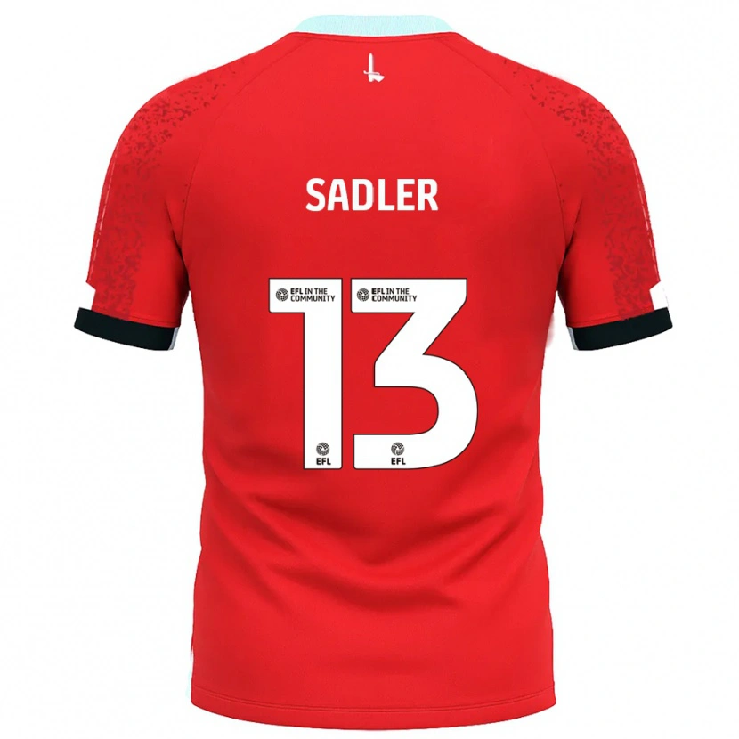 Danxen Damen Jude Sadler #13 Rot Weiß Heimtrikot Trikot 2025/26 T-Shirt Österreich