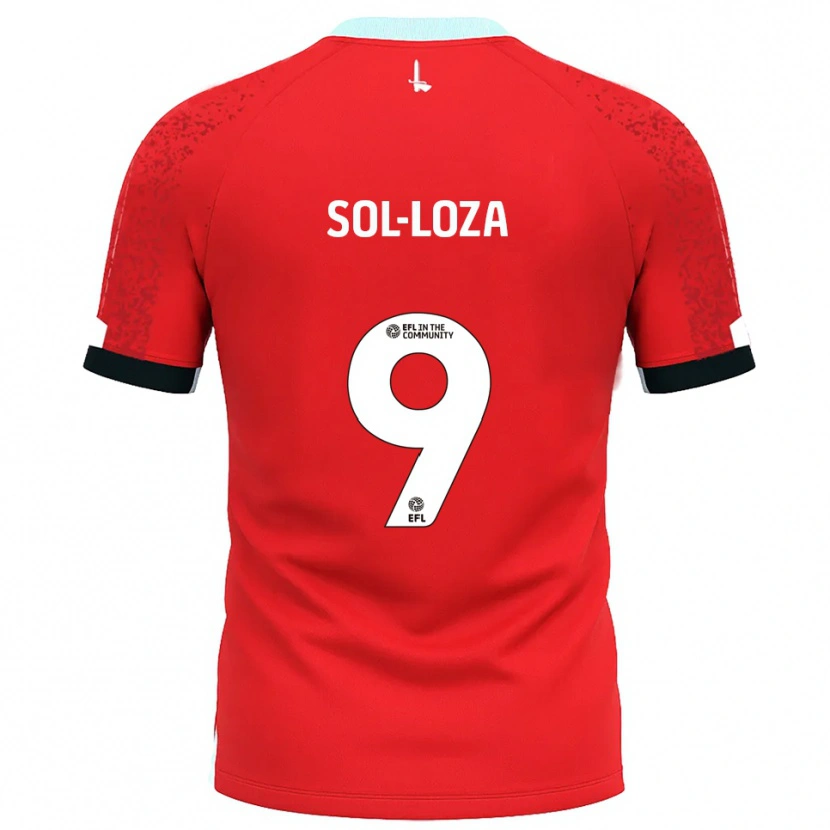 Danxen Damen Emmanuel Sol-Loza #9 Rot Weiß Heimtrikot Trikot 2025/26 T-Shirt Österreich