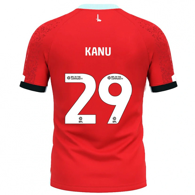 Danxen Damen Daniel Kanu #29 Rot Weiß Heimtrikot Trikot 2025/26 T-Shirt Österreich