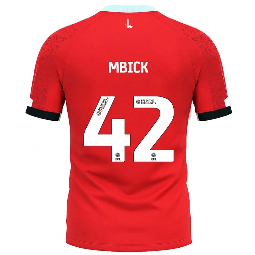 Danxen Damen Micah Mbick #42 Rot Weiß Heimtrikot Trikot 2025/26 T-Shirt Österreich