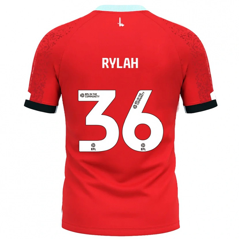 Danxen Damen Henry Rylah #36 Rot Weiß Heimtrikot Trikot 2025/26 T-Shirt Österreich