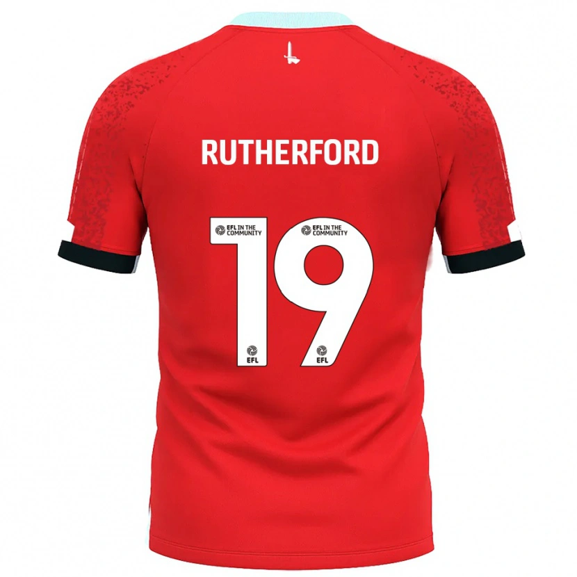 Danxen Damen Ella Rutherford #19 Rot Weiß Heimtrikot Trikot 2025/26 T-Shirt Österreich