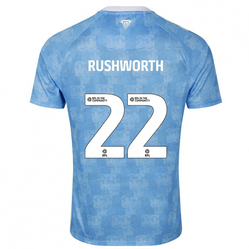 Danxen Damen Carl Rushworth #22 Himmelblau Weiß Heimtrikot Trikot 2025/26 T-Shirt Österreich