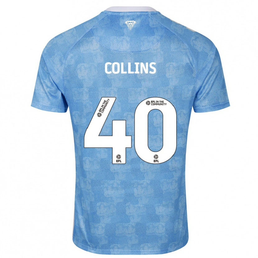 Danxen Damen Brad Collins #40 Himmelblau Weiß Heimtrikot Trikot 2025/26 T-Shirt Österreich
