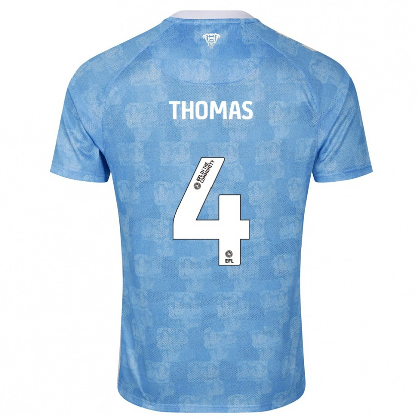 Danxen Damen Bobby Thomas #4 Himmelblau Weiß Heimtrikot Trikot 2025/26 T-Shirt Österreich