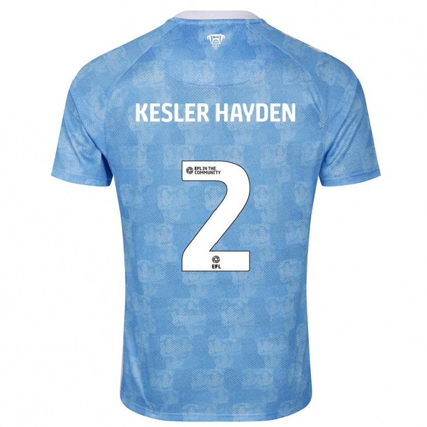 Danxen Damen Kaine Kesler-Hayden #2 Himmelblau Weiß Heimtrikot Trikot 2025/26 T-Shirt Österreich