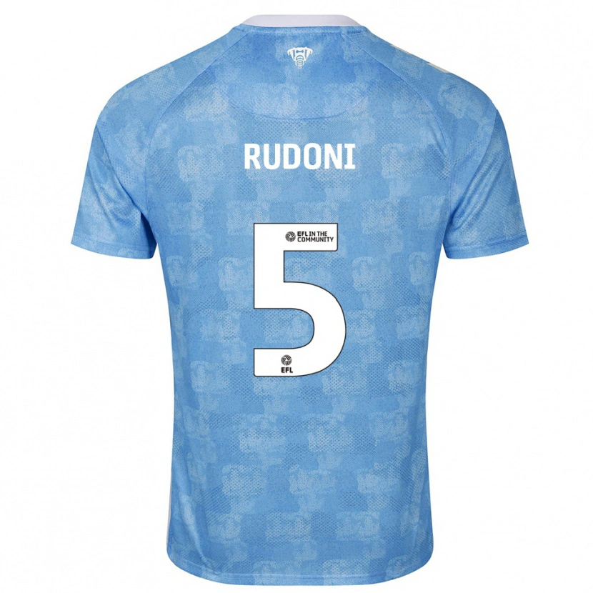 Danxen Damen Jack Rudoni #5 Himmelblau Weiß Heimtrikot Trikot 2025/26 T-Shirt Österreich