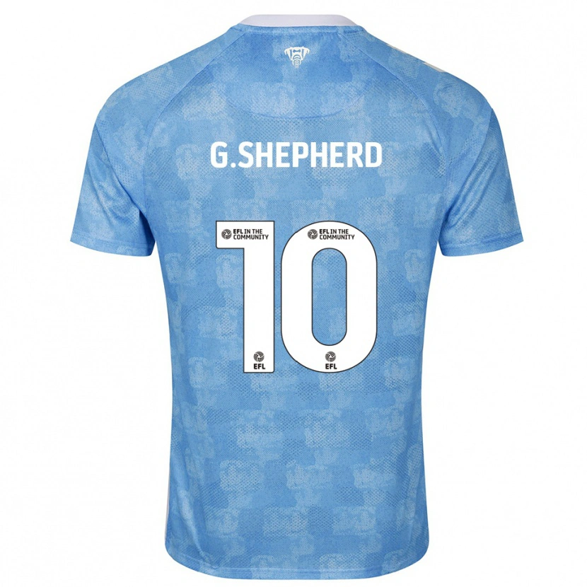 Danxen Damen George Shepherd #10 Himmelblau Weiß Heimtrikot Trikot 2025/26 T-Shirt Österreich