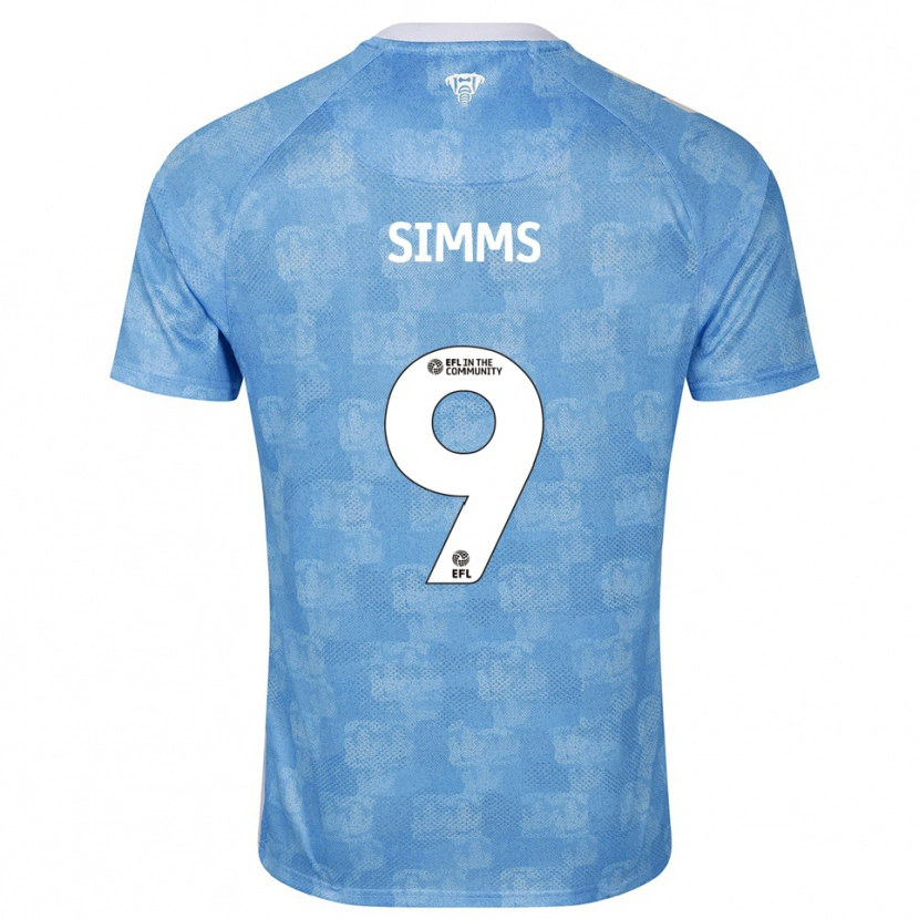 Danxen Damen Ellis Simms #9 Himmelblau Weiß Heimtrikot Trikot 2025/26 T-Shirt Österreich