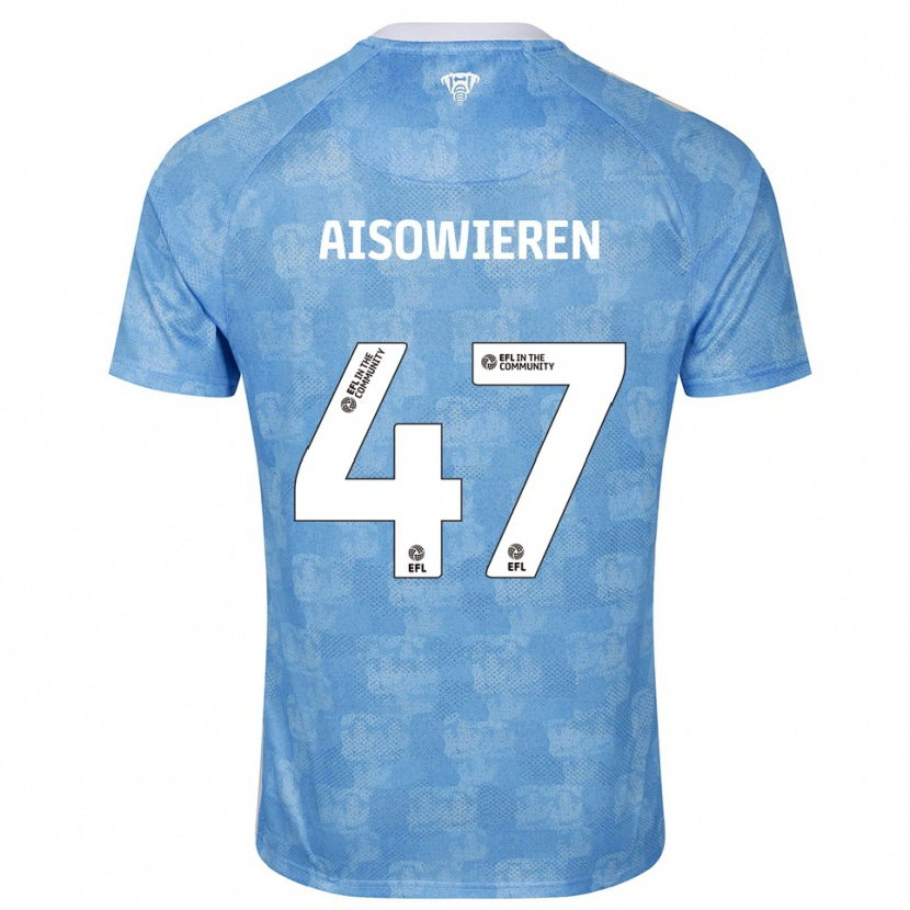 Danxen Damen Evan Eghosa Aisowieren #47 Himmelblau Weiß Heimtrikot Trikot 2025/26 T-Shirt Österreich