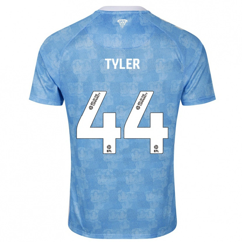 Danxen Damen Cian Tyler #44 Himmelblau Weiß Heimtrikot Trikot 2025/26 T-Shirt Österreich