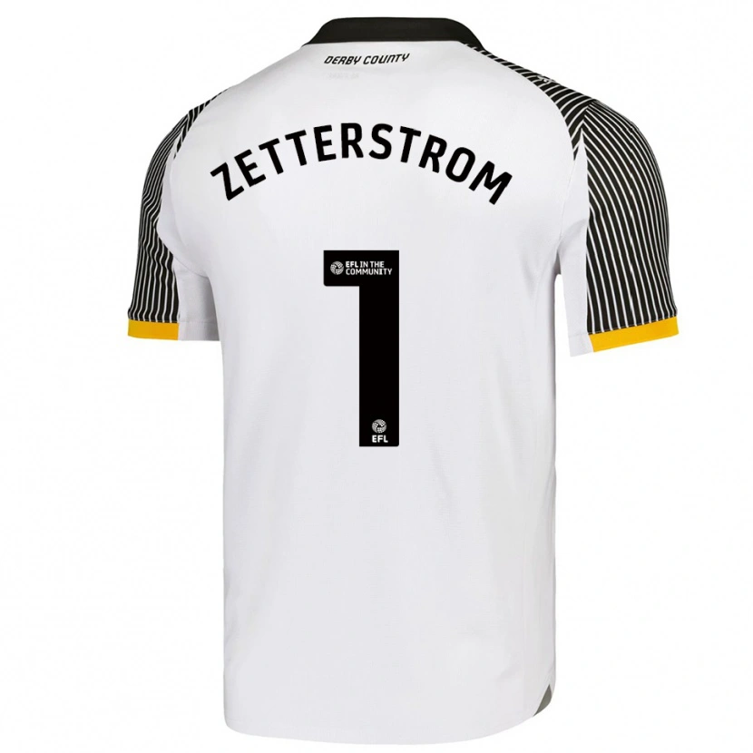 Danxen Damen Jacob Widell Zetterström #1 Weiß Schwarz Heimtrikot Trikot 2025/26 T-Shirt Österreich