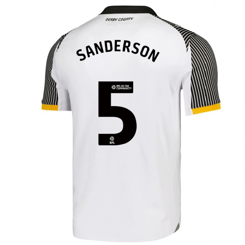 Danxen Damen Dion Sanderson #5 Weiß Schwarz Heimtrikot Trikot 2025/26 T-Shirt Österreich