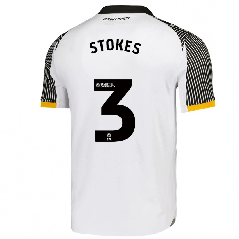 Danxen Damen George Stokes #3 Weiß Schwarz Heimtrikot Trikot 2025/26 T-Shirt Österreich