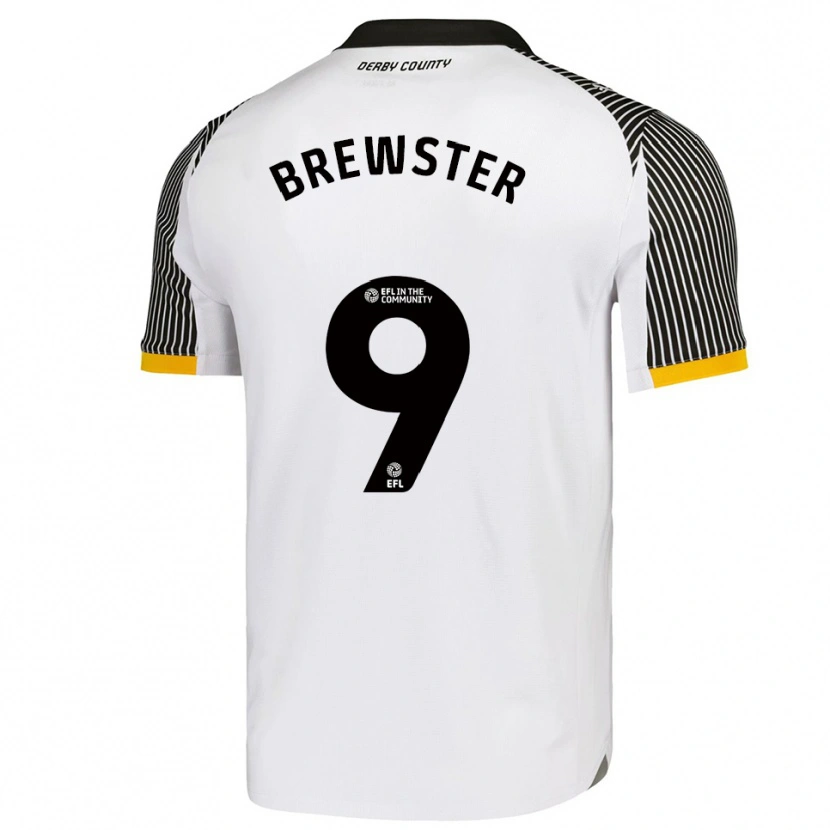 Danxen Damen Rhian Brewster #9 Weiß Schwarz Heimtrikot Trikot 2025/26 T-Shirt Österreich
