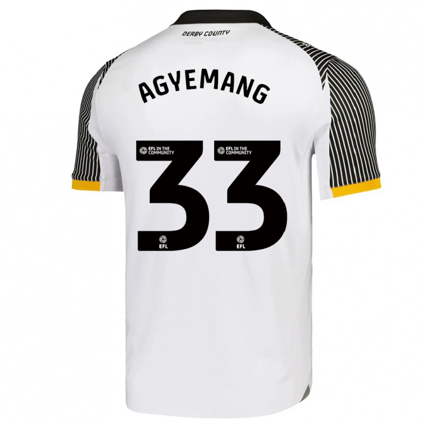 Danxen Damen Patrick Agyemang #33 Weiß Schwarz Heimtrikot Trikot 2025/26 T-Shirt Österreich