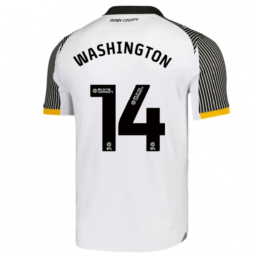Danxen Damen Conor Washington #14 Weiß Schwarz Heimtrikot Trikot 2025/26 T-Shirt Österreich