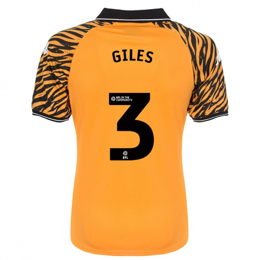 Danxen Damen Ryan Giles #3 Orange Schwarz Heimtrikot Trikot 2025/26 T-Shirt Österreich