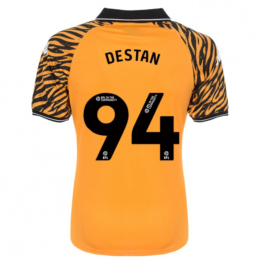 Danxen Damen Enis Destan #94 Orange Schwarz Heimtrikot Trikot 2025/26 T-Shirt Österreich