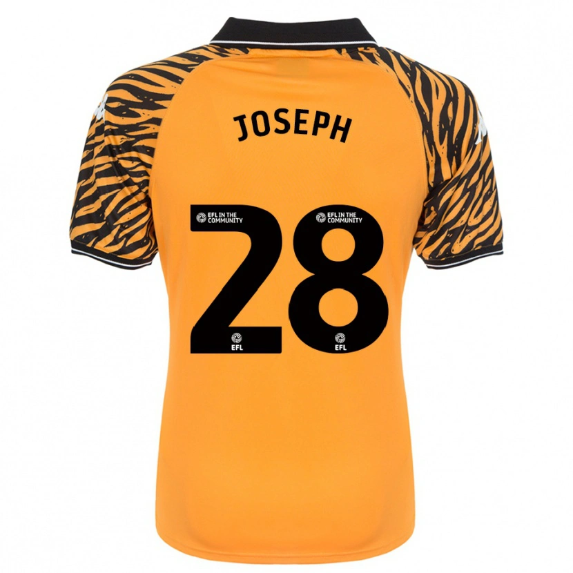 Danxen Damen Kyle Joseph #28 Orange Schwarz Heimtrikot Trikot 2025/26 T-Shirt Österreich