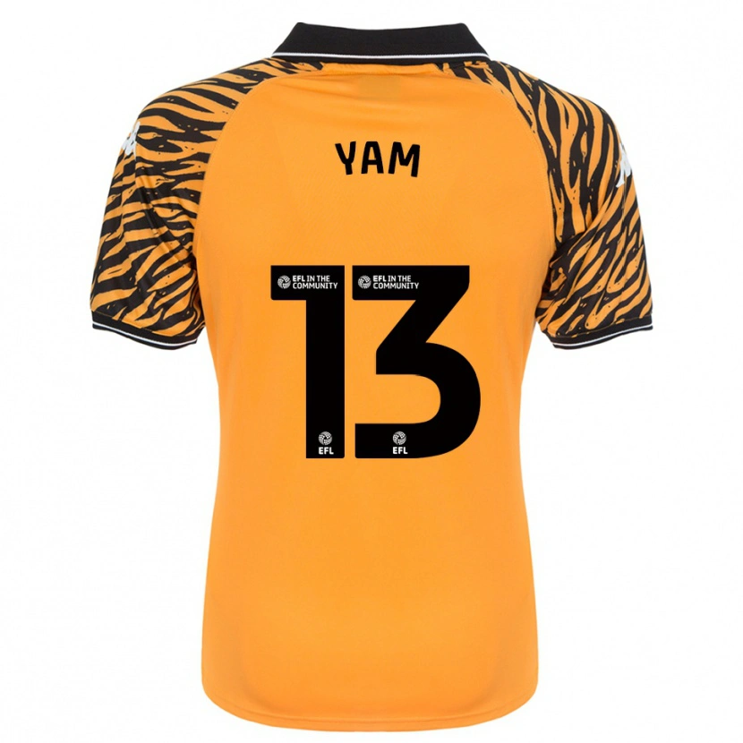 Danxen Damen Callum Yam #13 Orange Schwarz Heimtrikot Trikot 2025/26 T-Shirt Österreich