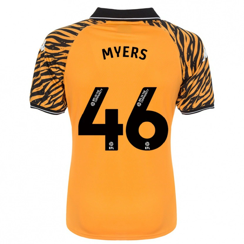 Danxen Damen Zane Myers #46 Orange Schwarz Heimtrikot Trikot 2025/26 T-Shirt Österreich