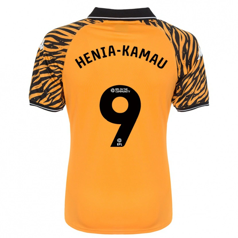 Danxen Damen Sammy Henia-Kamau #9 Orange Schwarz Heimtrikot Trikot 2025/26 T-Shirt Österreich