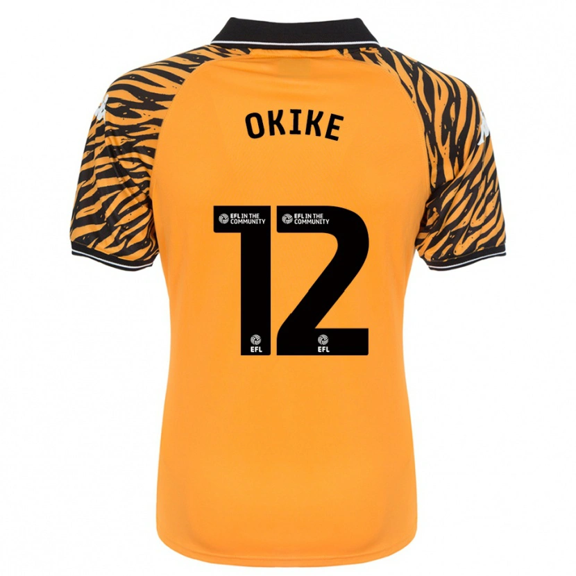 Danxen Damen Calvin Okike #12 Orange Schwarz Heimtrikot Trikot 2025/26 T-Shirt Österreich