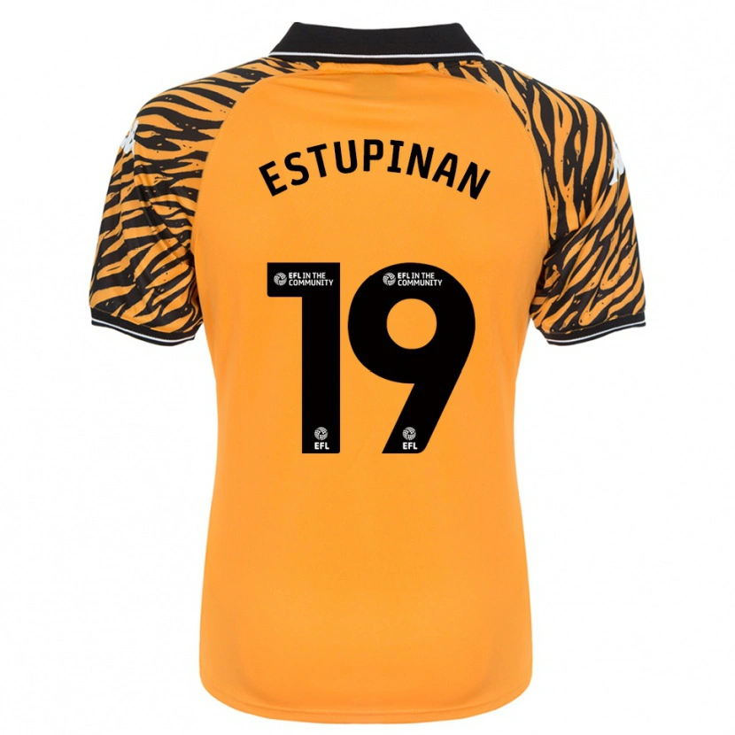 Danxen Damen Óscar Estupiñán #19 Orange Schwarz Heimtrikot Trikot 2025/26 T-Shirt Österreich