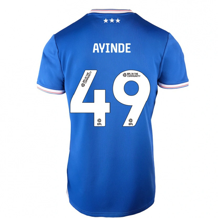 Danxen Damen Leon Ayinde #49 Blau Weiß Heimtrikot Trikot 2025/26 T-Shirt Österreich