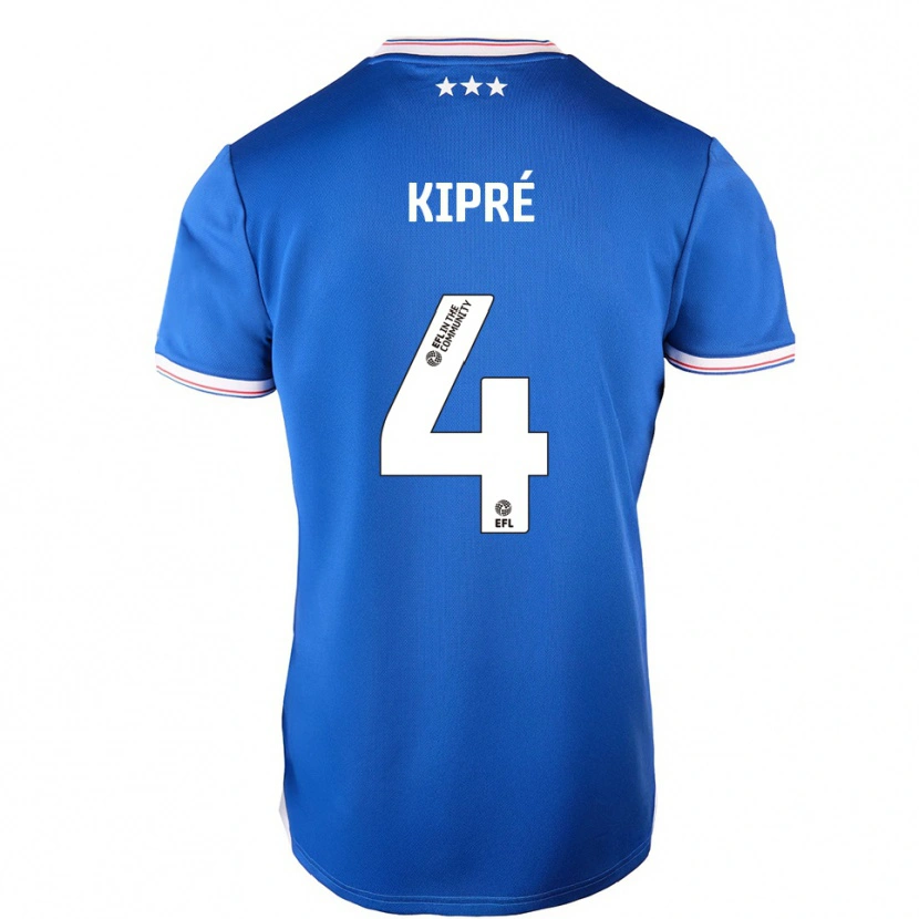 Danxen Damen Cédric Kipré #4 Blau Weiß Heimtrikot Trikot 2025/26 T-Shirt Österreich