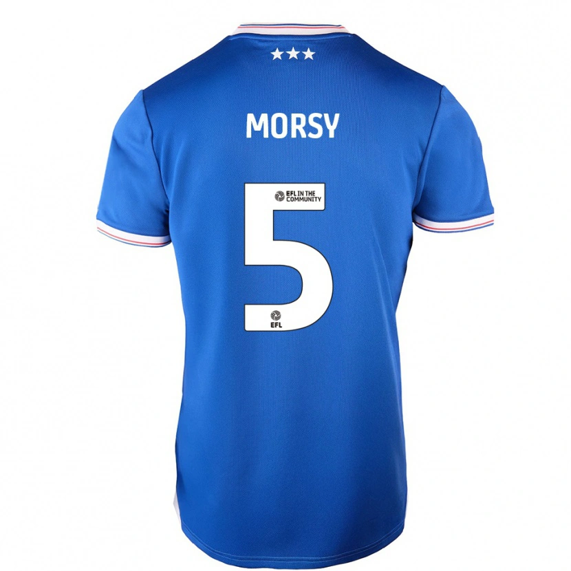 Danxen Damen Samy Morsy #5 Blau Weiß Heimtrikot Trikot 2025/26 T-Shirt Österreich