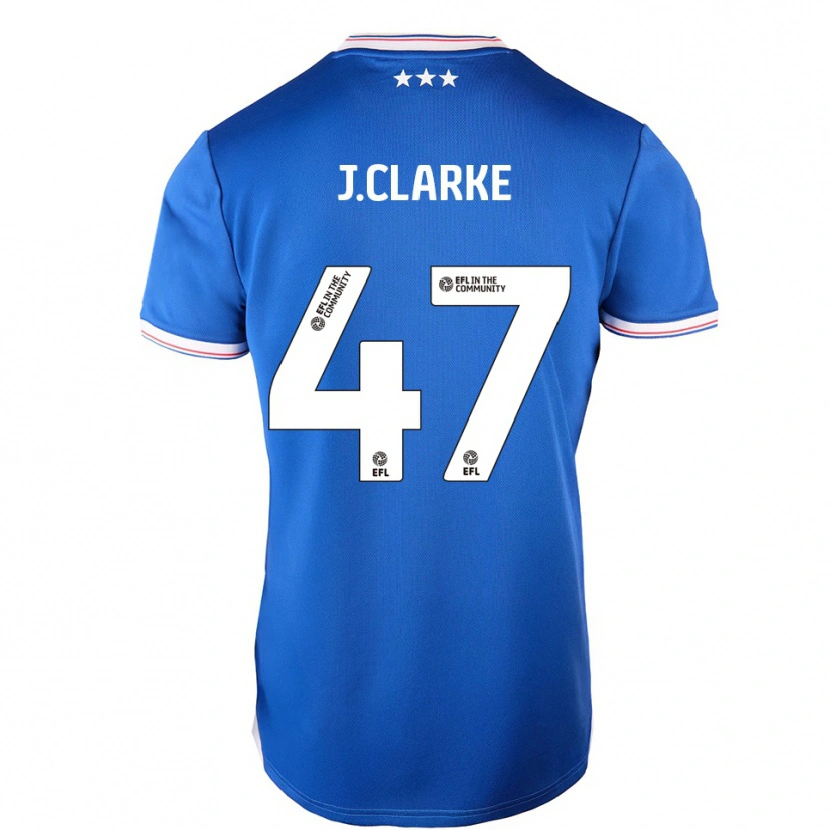 Danxen Damen Jack Clarke #47 Blau Weiß Heimtrikot Trikot 2025/26 T-Shirt Österreich