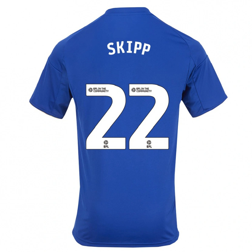 Danxen Damen Oliver Skipp #22 Blau Gold Heimtrikot Trikot 2025/26 T-Shirt Österreich